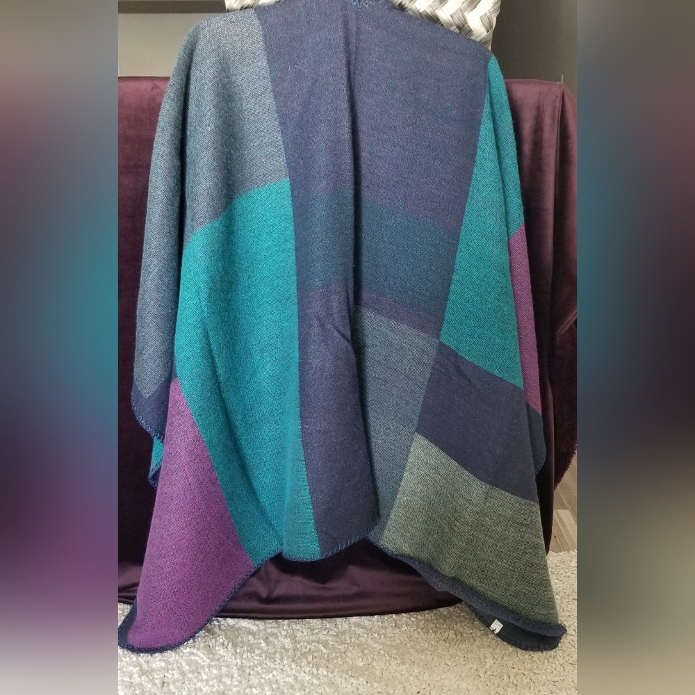 Colorful Wrap Or Rhwana Patchwork Or Colorblock I… - image 3